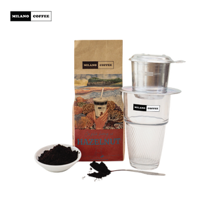 Café Molido Amargo con Sabor a Avellana, Arábica de Vietnam, Tueste Medio, Alta Calidad, 0.25 kg, Venta al por Mayor, OEM, Marca Privada Milano - Product Image 3