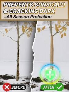 Enveloppes d'arbres en toile de jute naturelle écologiques pour la protection hivernale, rouleaux de 4,7 po x 16,4 pi, protection respirante pour troncs d'arbres - Product Image 3