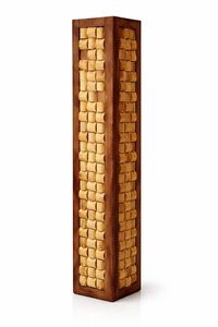 Vase à fleurs en bois Art Déco, grand vase rectangulaire pour bourgeons, support floral décoratif pour mariage, salon, décoration intérieure - Product Image 2