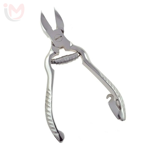 Coupe-ongles professionnel en acier inoxydable 15 mm à mâchoires plates, ouverture large, lame tranchante pour ongles épais, usage adulte - Product Image 1