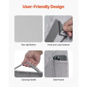 Juego de 4 Cuñas Ortopédicas Ajustables para Cama, Soporte para Brazos, Piernas, Cuello y Hombros, Almohada Postoperatoria para Lectura y Descanso en Cama - Product Image 6