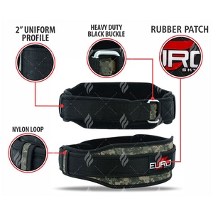 Venta al por Mayor de Cinturón de Levantamiento Doble de Neopreno de 5 Pulgadas, Protección Avanzada, Transpirable, Cierre Ajustable con Gancho y Bucle, Perfecto para Levantamiento de Pesas - Product Image 6