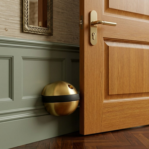 ชุดอุปกรณ์ประตูทองเหลืองโบราณสุดหรู |   ตัวกันกระแทกประตูแบบหนัก, ตะขอ, ตัวล็อคสำหรับเด็ก และอุปกรณ์ประตูบ้านคุณภาพพรีเมียม - Product Image 4