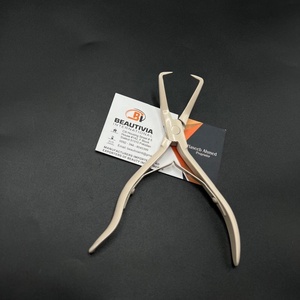 Outil professionnel d'ouvreur de perles de micro anneau pince d'extension de cheveux antirouille durable pour les extensions de cheveux - Product Image 1