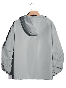 Conjunto de Sudadera con Capucha y Cortavientos Deportivo para Hombre, Marca Privada, con Puños Elásticos, Chándal Jogger, Chaqueta Oversize Personalizada de Corte Ajustado - Product Image 3