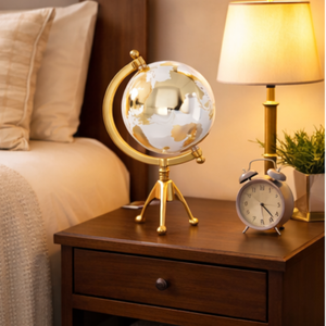 Globo Terráqueo Ejecutivo Premium con Base de Aluminio para Escritorio | Globo Terráqueo Educativo con Mapa Detallado para Escritorio de Oficina, Mesa de Estudio y Decoración del Hogar - Product Image 3