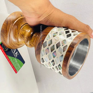 Vente chaude en bois Bakhoor brûleur Design Premium fabriqué à la main porte-encens Mukhbar arabe Mabkhara par Falak World Export - Product Image 1