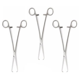 Pinzas Tenaculares Uterinas de Alta Calidad, 3 Piezas, 28 cm, Instrumentos Quirúrgicos Ortopédicos de Acero Inoxidable, Clase Manual Surgiright - Product Image 1