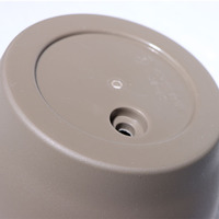 Pot de fleur en plastique suspendu classique durable bon marché panier de plantation rond avec trou de drainage pour mur balcon jardin intérieur extérieur