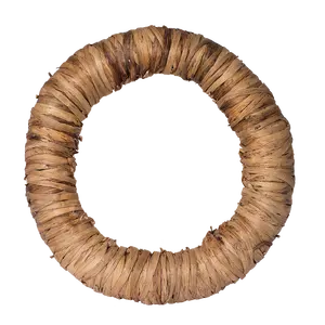 พวงหรีดผักตบชวาสำหรับตกแต่งบ้าน,พวงหรีดประดับประตูทรงกลมสไตล์โบโฮ - Product Image 1