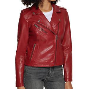 New Stock Wholesale Price Women Leather <b>Jacket</b> New Design <b>Light</b> Weight Fashion Cheap Price Top Quality Leather <b>Jacket</b> - Product Image 3