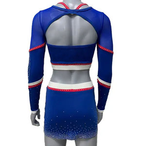 Costume de majorette personnalisé haut de gamme, léger, respirant, en spandex/polyester, pour performance scénique, haute qualité pour femmes - Product Image 4