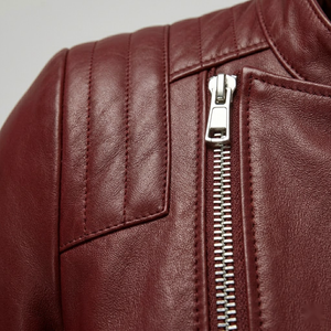 Veste en cuir sur mesure pour homme, coupe ajustée |   Fabricant de vêtements de mode haut de gamme, respirants, élégants et très demandés - Product Image 4