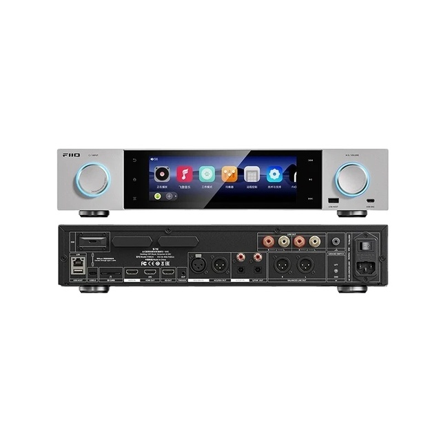FiiO S15 All-in-One Hi-Res Desktop HIFI Solution DAC AMP AK4191 AK4499EX Chips Android 12 Snapdragon 660 High-End Audio Streamer