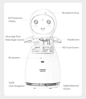 Robot Humanoide Inteligente Alpha Robotics y Alta Estabilidad, Gran Calidad, Compatible con la Función Chatgpt