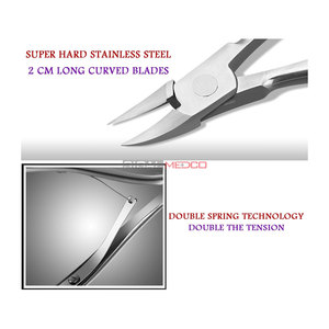 Coupe-ongles en acier inoxydable pour ongles incarnés et épais, outil professionnel de podologie pour seniors, bébés et doigts, usage intensif - Product Image 4