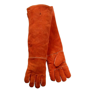 Guantes de Soldadura de Seguridad de Cuero Premium HARAZ HRZ-167, Resistentes al Fuego, Antideslizantes, Elegantes, Ecológicos, para las Cuatro Estaciones, Sin Forro - Product Image 3
