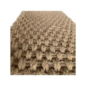 Tapis tissé en fibre de coco de luxe bleu lotus de haute qualité et filet en coco modèle David Phan pour jardin, jungle, mer, plage - Prix abordable 2026 - Product Image 1