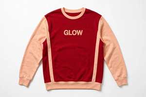 Unisex <b>Burgundy</b> Peach Solid Winter Polyester Breathable <b>Hoodie</b> Sweatpants Set Drawstring Pocket Tracksuit Outfit - Product Image 4