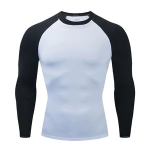Rashguard personnalisé sublimé pour le surf, le MMA, le BJJ, le Jiu Jitsu, à manches longues ou courtes, chemise de compression pour les arts martiaux - Product Image 2