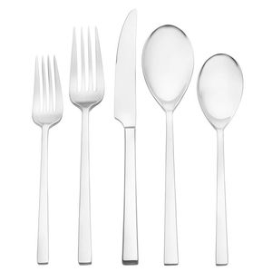 Ensemble de couverts en métal de haute qualité, finition polie, antirouille, réutilisables, pour la restauration et la maison - Product Image 2