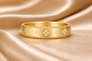 แหวนเงินแท้ 925 ชุบทอง 18k แบบซ้อนได้ สำหรับงานหมั้น งานแต่งงาน หรือเป็นแหวนแทนใจ สำหรับเธอ - Product Image 4