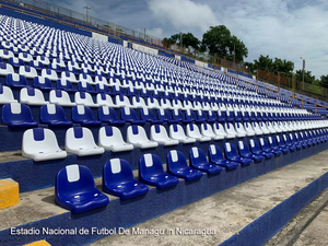 Siège de stade en plastique PP durable à dossier moyen pour événements extérieurs ZKBB - Product Image 6