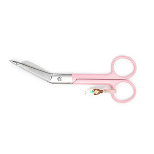 Tijeras para vendajes y apósitos diseñadas con punta de seguridad para evitar lesiones al quitar vendajes en el cuidado de pacientes y en cirugía. - Product Image 2