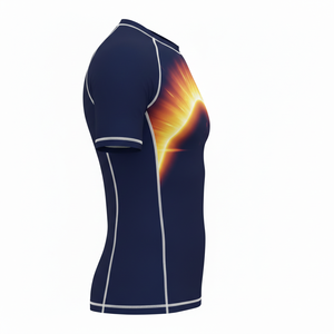 Camiseta de compresión duradera sublimada para hombres, mujeres y niños, para MMA, BJJ, Jiu Jitsu, entrenamiento sin gi, personalizada, al por mayor, traje de baño - Product Image 3