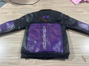 Veste en cuir véritable zippée pour homme, manteau printemps-automne, veste de mode pour homme, col rabattu, coupe ajustée, veste décontractée - Product Image 5