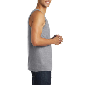 เสื้อกล้ามผู้ชายคุณภาพสูง 100% ผ้าฝ้าย ซึมซับเหงื่อ แห้งเร็ว เหมาะสำหรับออกกำลังกาย วิ่ง เทรนนิ่ง ฟิตเนส - Product Image 2