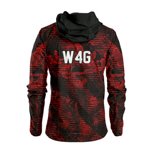 Direct Factory Made <b>Summer</b> Hooded Windbreaker <b>Jacket</b> Zipper Customized Pattern Printed <b>Lightweight</b> Nylon Coated Shell Front Eco - Product Image 6