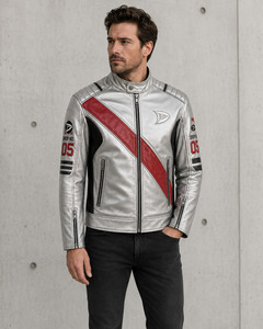 Custom Men Genuine Lambskin Leather <b>Jacket</b> Luxury Bomber Biker <b>Jacket</b> Private Label Manufacturer - Product Image 4