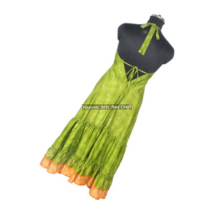 Bohemian 2026 Vintage Looking Dress For Women's Wear Silk <b>Spaghetti</b> Maxi Dress Ladies Elegant Dinner Gown Sleeveless Dress Silk - Product Image 4
