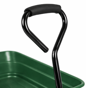 Chariot de jardin robuste en polyéthylène OEM/ODM avec mécanisme de basculement breveté pour le transport de paillis, de terre et de bois de chauffage - GARPYC000 - Product Image 1