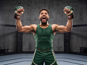 Guantes de MMA Dumela International EVO, de Cuero Vacuno Verde, Duraderos, para Todas las Estaciones, con Protección - Product Image 5