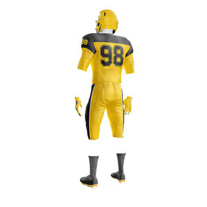 Uniforme de Fútbol Americano Estampado al por Mayor de Alta Calidad y Bajo Precio, Hecho en Pakistán, 100% Poliéster, Ligero y de Secado Rápido - Product Image 2