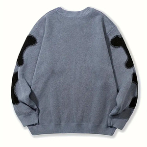 2026 Custom-Made Anti-Wrinkle <b>Men's</b> Knitted <b>Turtleneck</b> <b>Sweaters</b> 100% Cotton O-Neck Long Sleeve <b>Men's</b> <b>Sweaters</b> on Wholesale Rate - Product Image 1