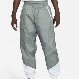 Breathable Eco-Friendly Straight Casual Wide Leg Quick Dry Loose Fit Polyester/Nylon Windbreaker Pant <b>Mens</b> Sports Streetwear - Product Image 2