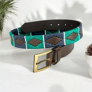 Cinturones de Polo de Cuero Argentino Hechos a Mano, Nuevo Diseño de Fábrica con Hebilla de Latón/Acero, Personalizables para Hombres, Mujeres y Niños, Venta al Por Mayor - Product Image 3