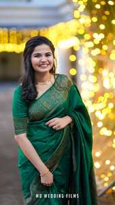 Sari de Lujo Suave con Borde Elegante de Zari, Colección de Ropa India para Bodas de Verano, Ropa Tradicional para Fiestas, Protección Solar - Product Image 4