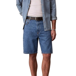 Shorts en jean pour homme, couleur personnalisée, taille mi-haute, fermeture boutonnée, décontracté, en coton de haute qualité, design personnalisé - Product Image 1