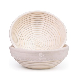 1-Piece Sourdough Artisan Fermentation Round Rattan <b>Baskets</b> Liner <b>Bread</b> Baking Pastry Tools Kit Sourdough Proofing Eco-Friendly - Product Image 2