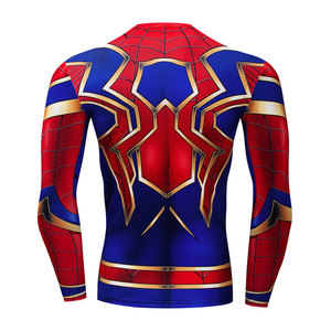 Sublimation <b>Printed</b> Spandex Compression Shirt for <b>Surfing</b> MMA Wrestling & Active Custom Logo Jiu Jitsu Rashguard BJJ Uniform - Product Image 3