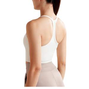 Débardeur de sport personnalisé OEM pour femme, sans manches, dos nageur, court, extensible, respirant, pour yoga, gym, fitness et entraînement - Product Image 4