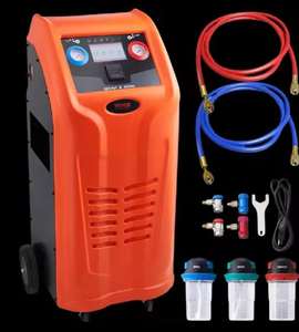 Máquina de Recuperación de Refrigerante Totalmente Automática Vevor de 1000W con Compresor Incorporado de Doble Cilindro para R134A/R1234YF - Product Image 1