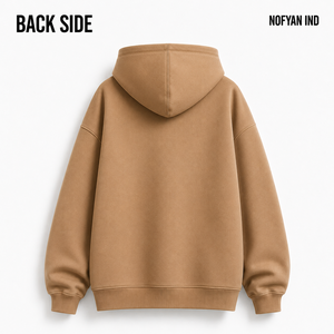Sudadera con Capucha para Hombre, Estilo Urbano, Holgada, de Manga Larga, 100% Algodón, Secado Rápido, Transpirable, para Invierno, Cálida, para Actividades al Aire Libre - Product Image 2