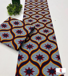 High Quality Lightweight African Wax Print Cotton Twill <b>Fabric</b> Ankara Dress Material Outdoor OEM ODM Custom <b>Fabric</b> Manufacturer - Product Image 3