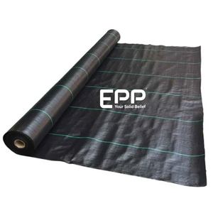 High Quality 100% Virgin Polypropylene Large Size Black Woven <b>Ground</b> Cover Fabric Weed <b>Mat</b> for Garden Farming Use Made Vietnam - Product Image 1