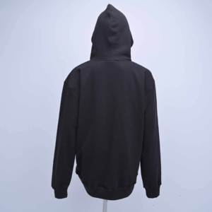 Premium Quality With Custom Logo Manufacturer <b>Black</b> With Front And Hood Embroidery Cotton <b>Fleece</b> Wholesale Hoodies For Women's - Product Image 6